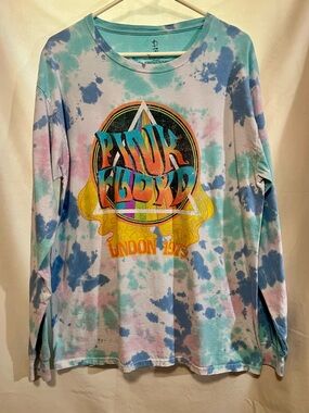 Pink Floyd Tie-Dye Long Sleeve Tee - Multicolor